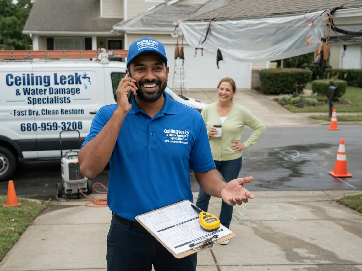 Ceiling Leak Cleanup Thayne, WY FAQs